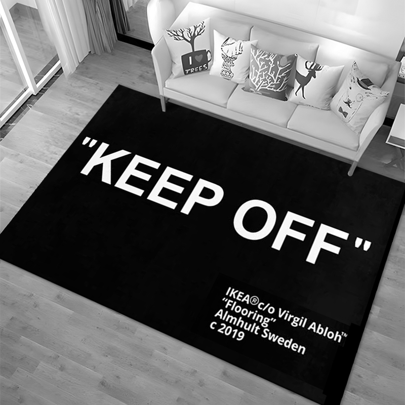 Commercial Printing Machine - Keep Off Area Rugs 3D-gedruckter großer