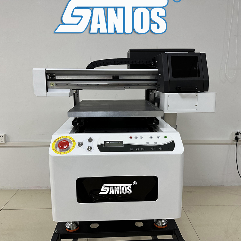 Commercial Printing Machine Price - Fabrikpreis, digitaler 40-50-Modell-Flachbett-UV-Drucker, CMYK+W+V, bunter universeller