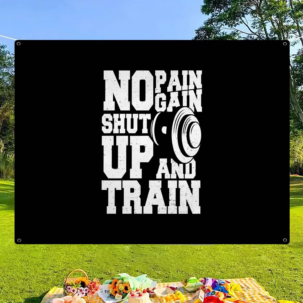 Commercial Printing Company - No Pain No Gain GYM Hochwertige