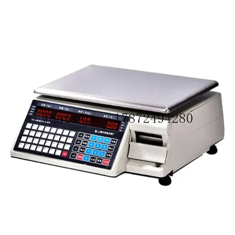 Commercial Printing Machine Price - Kommerzielle Gewichtswaage mit Barcode-Drucker, Einzelhandelspreisberechnung &