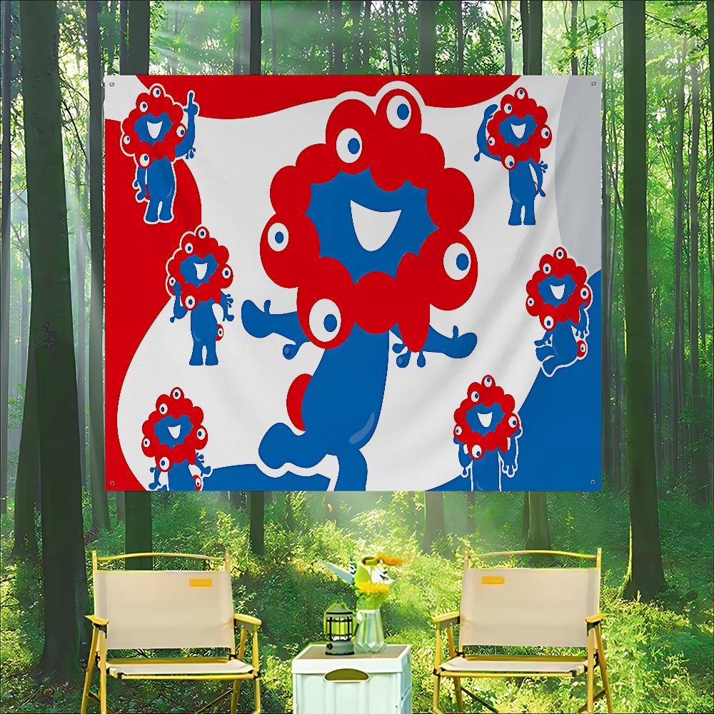 Commercial Printing Company - Myaku Myaku Blaues Maskottchen Fortschrittlicher Druck
