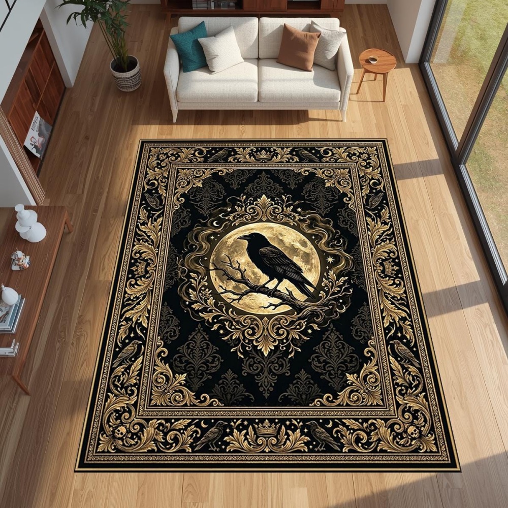 Gothic Golden Raven Full Moon  – Commercial Printing Machine Bewertung und Preis