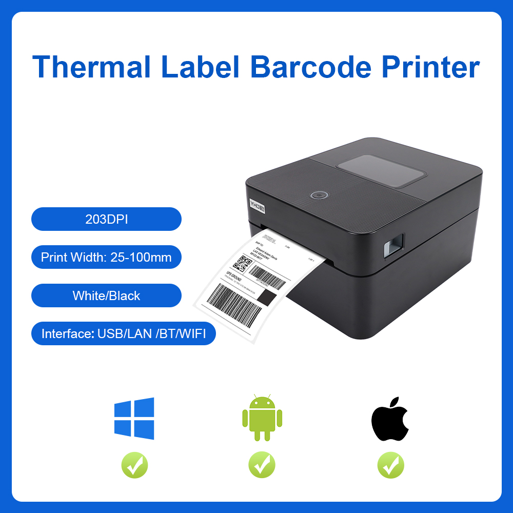 YHDAA 4-Zoll-Thermo-Versandeti – Commercial Printing Options Bewertung und Preis