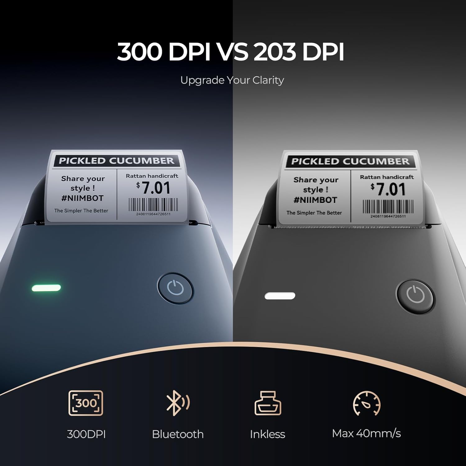 300DPI HD NIIMBOT B1Pro Mini-E – Commercial Photo Printer Bewertung und Preis